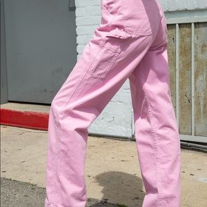 brandy melville pink ariana painter pants